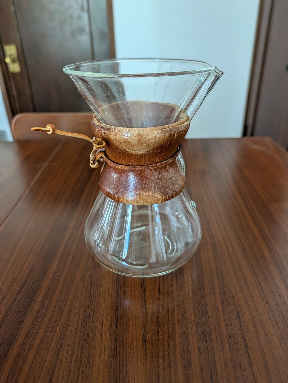Vintage MCM Chemex Coffee Maker Pour Over Pyrex Glass Pre Owned
